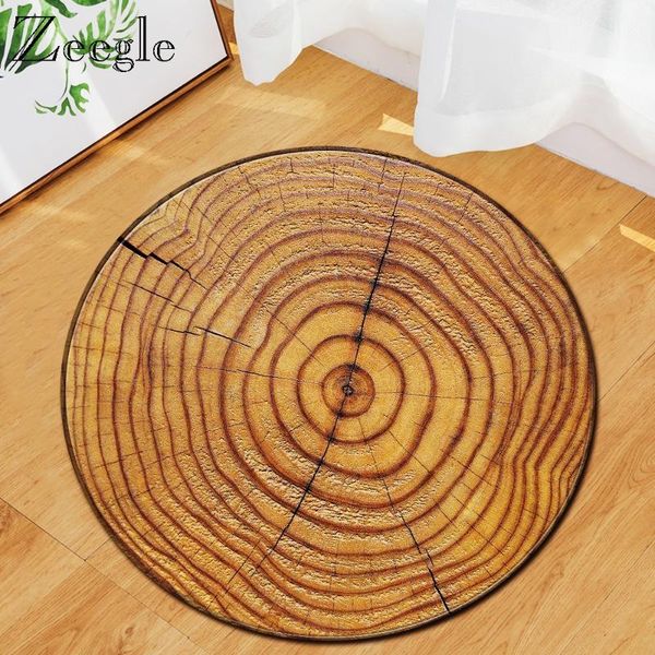 

zeegle round carpet microfiber table home decoration foot rug kids room play mat water absorption soft hallway carpets