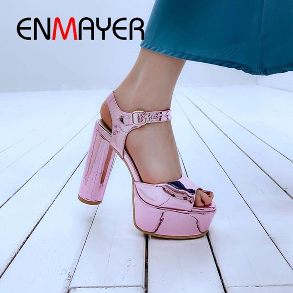 

women arrival basic high heels sandals party buckle strap solid fashion shoes size 34-42 ly1972, Black