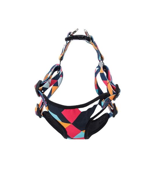 

dog collars & leashes harness printing pet products soft oxford vest walking design colorful for small medium french