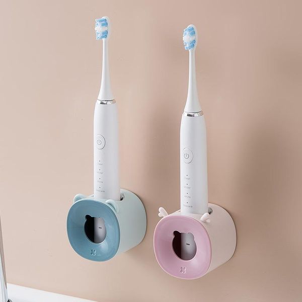 

toothbrush holders electric holder wall-mounted non-perforated bathroom dust-proof and moisture-proof storage rack
