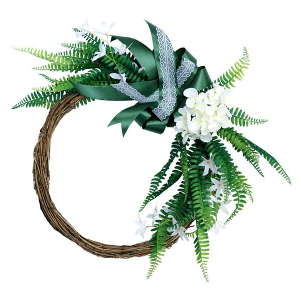 

decorative flowers & wreaths 1pc floral lei wall decor lifelike garland wedding wreath for banquet party