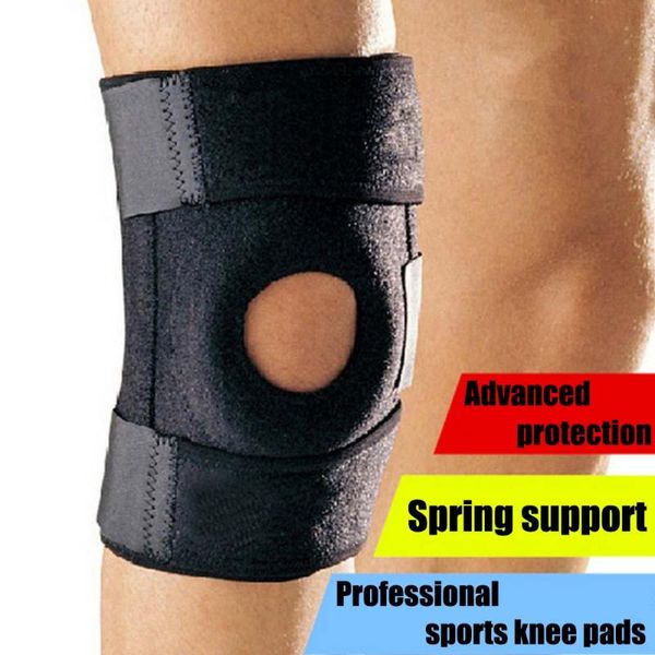 

breathable non-slip knee protection sleeve spring pads to strengthen rehabilitation protective gear sports anti-collision elbow &, Black;gray