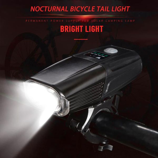 

rechargable cycling bike lamp bicycle head light waterproof led headlight power bank accessories lights