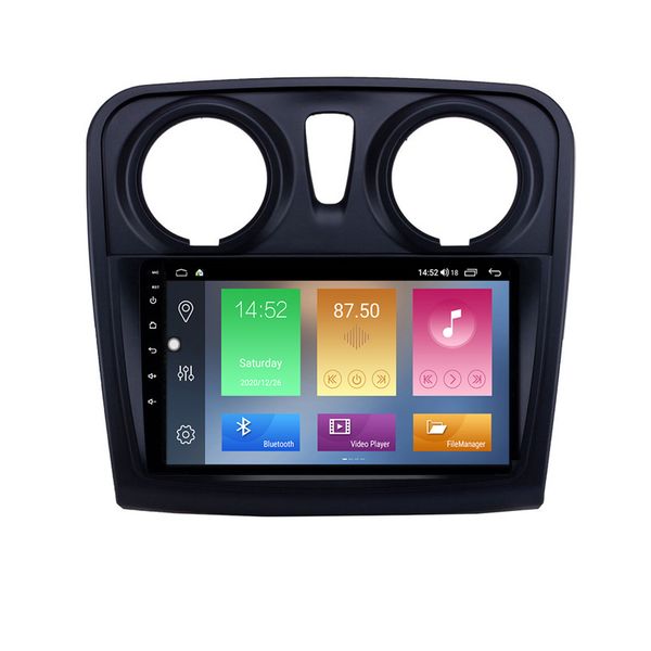 Auto Lettore Dvd Sistema Multimediale Android Stereo per Renault Dacia Sandero 2012-2017 Bluetooth Wifi Musica Gps Supporto di Navigazione TV Digitale