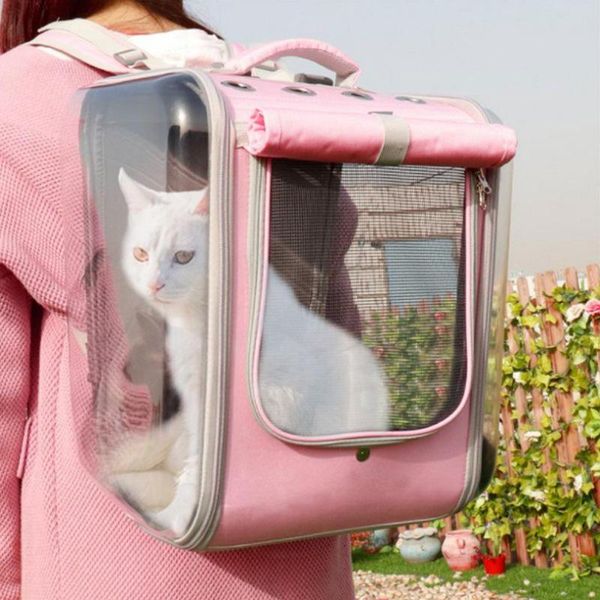 

cat carriers,crates & houses pet carrier backpack breathable travel outdoor shoulder bag portable packaging carrying supplies for small dogs
