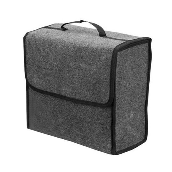 

car trunk organizer storage box bag foldable soft felt auto boot travel tools stowing tidying container