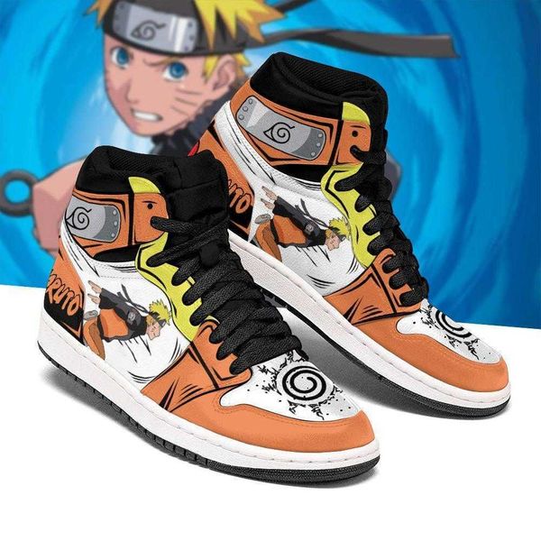 

naruto run running shoes funny costume boots naruto anime basketball sneakers