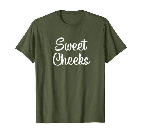 

sweet cheeks t-shirt, White;black