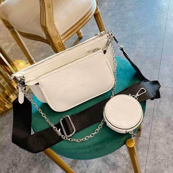 

quality chain crossbody handbag wallet lady shoulder bags women three piece flower bag mahjong coin key purse