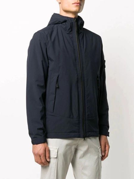 

men's jackets spring autumn men's casual business tooling function waterproof windproof hooded jacket windbreaker, Black;brown