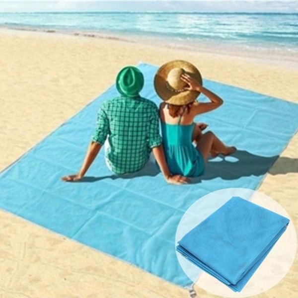 

camping magic beach mat outdoor travel sand picnic waterproof mattress blanket foldable sandless pads