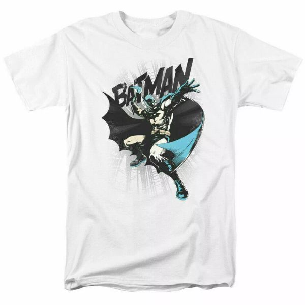 

batman batarang throw t shirt licensed comic book tee white, White;black