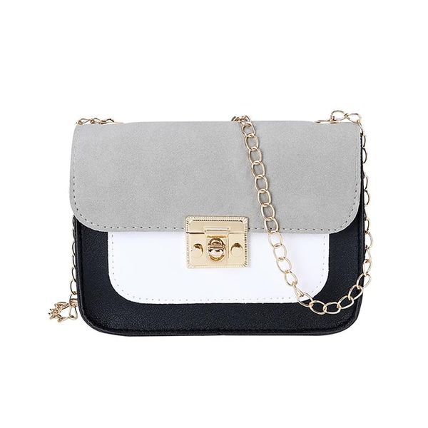 

women shoulder bag 2021 summer korean version of the messenger handbag chain wild splicing solid bag#g30 bags