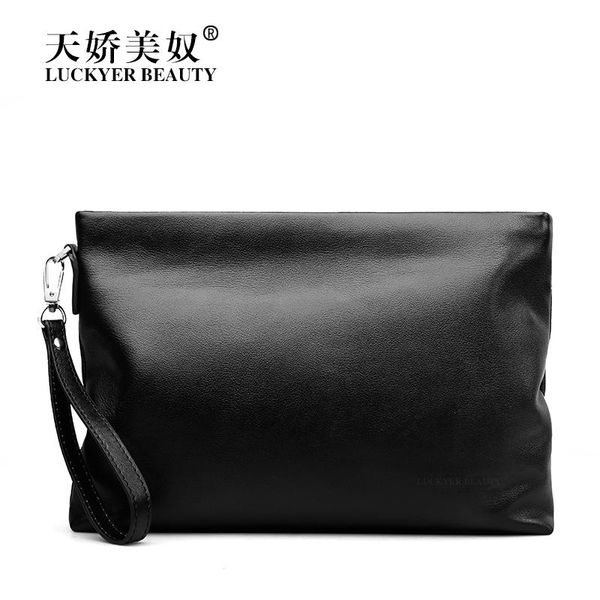 

wallets luckyer beauty men purses luxury money bag clutch fashion simple, Red;black