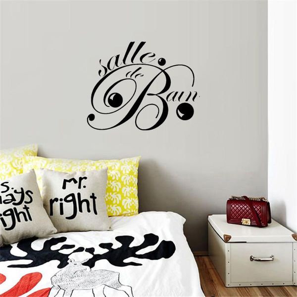 

wall stickers laundry bathroom sign logo home decor for removable mural dw11092
