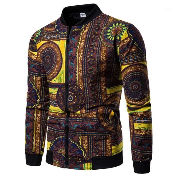 

men's jackets wear stand-up collar ethnic style stitching fashion slim plus size jacket casual long-sleeved zipper cardigan top, Black;brown