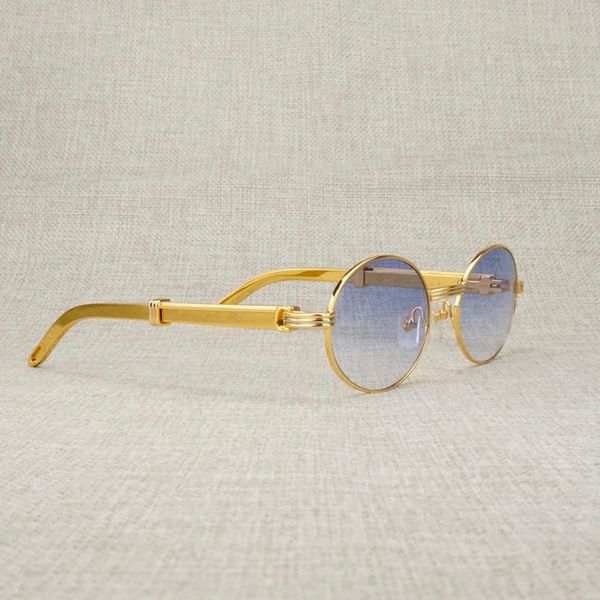 

design sunglasses luxury stainless gold plated men reading frame round sun for club and driving vintage eyewear gafas, White;black