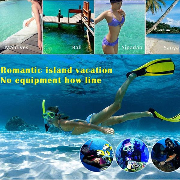 

swimming goggles crystal clear wide view diving glasses snorkel mask qw masks