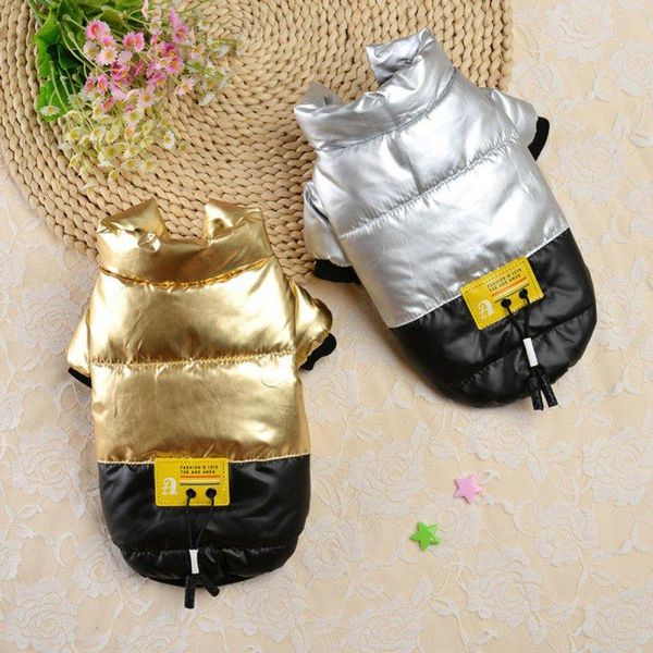 

dog apparel pet coat winter warm cotton padded for dogs puppy thickened stand-up collar down jacket