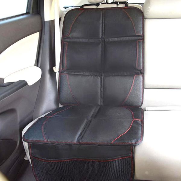 

auto seat cover sets pu leather oxford mats for children anti slip car front back protector with bag organizer 123x48cm covers