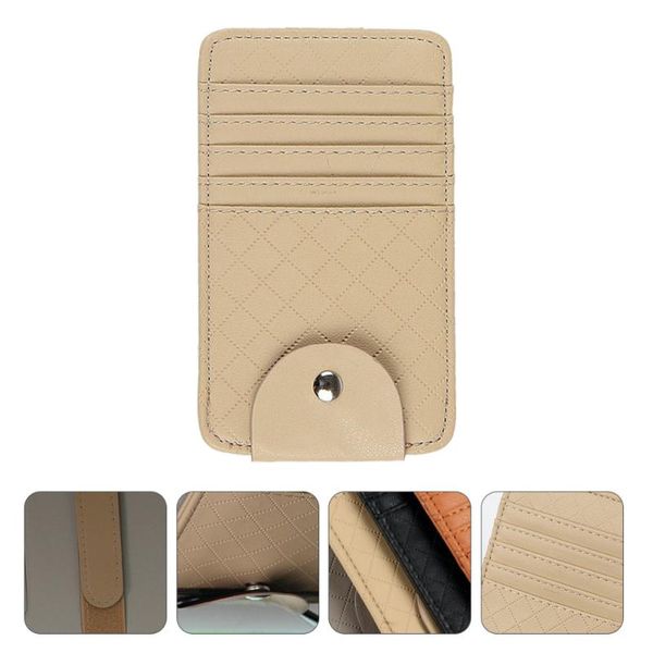 

storage bags car sun visor organizer auto interior cards pocket glasses