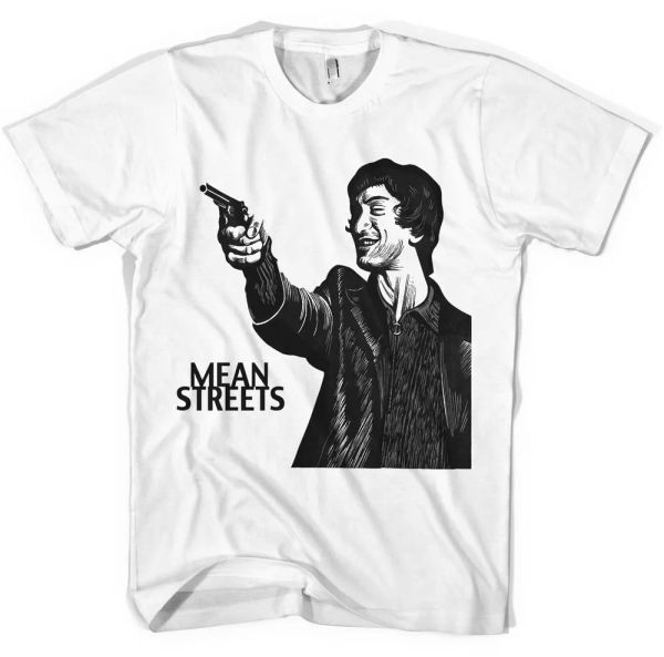 

mean streets robert de niro harvey keitel t-shirt all sizes colours, White;black