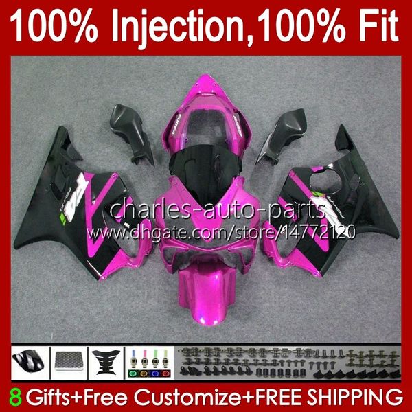 Injecção Pink Black Mold Body para Honda CBR 600 F4 FS CC 600F4 600FS 99-00 Bodywork 54No.169 CBR600F4 CBR600FS 1999 2000 CBR600 F4 600cc 99 00 100% Fit Feedings OEM