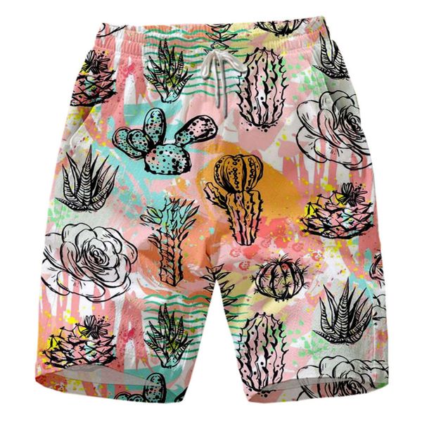 

men's shorts 3d digital printing men's casual beach quick drying summer hawaiian shorts free, White;black