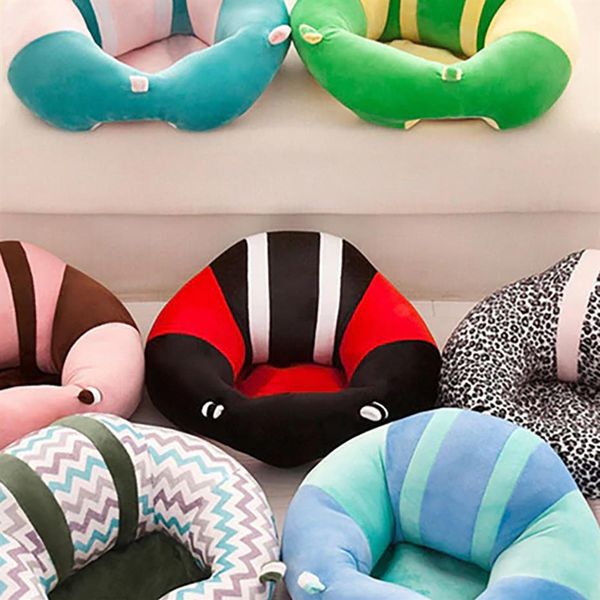 Baby Sofa Seas Plush Поддержка Игрушечная стул Учатрость путешествия Автомобиль комфортно сидит на чистой хлопчатой ​​кормлевой площадке 0-2 года Baby GIF A56