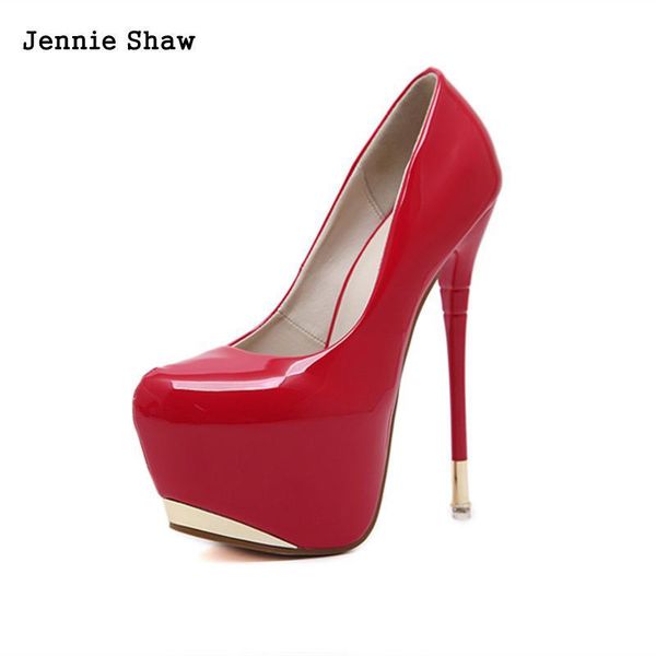 

red shoes extreme high heels platform women pumps dress, Black