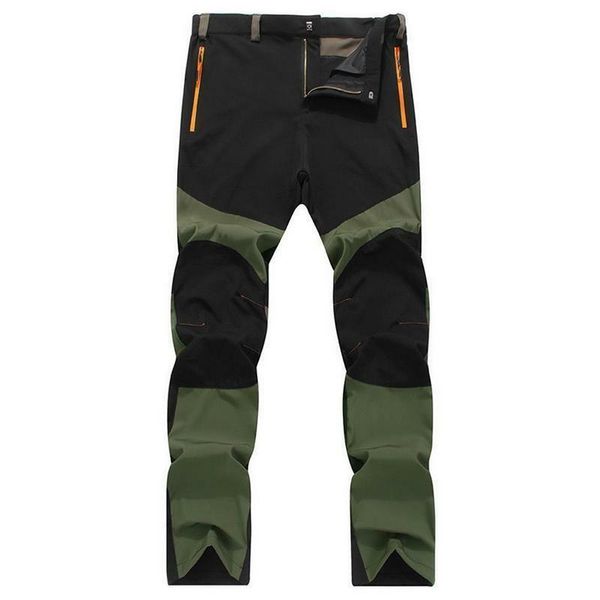 

men's pants men outdoor hiking waterproof mens camping tactical cargo casual combat trousers 2021, Black