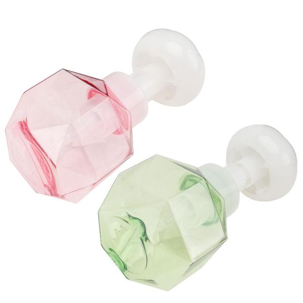 

watering equipments 2pcs foaming bottles creative flower shape facial cleanser dispenser