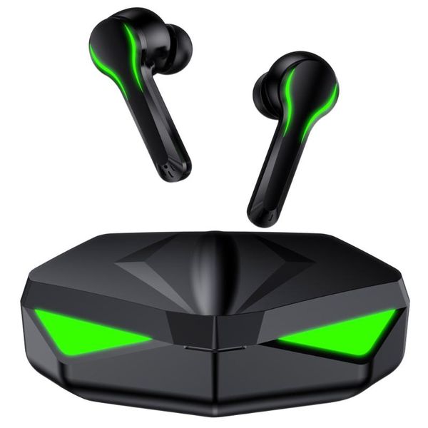 

cell phone earphones t11 wireless gaming tws 5.0 earbuds no delay in-ear headphones with microphone for pubg music sports