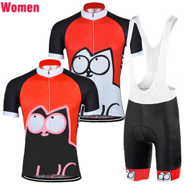 

women's red shirt cycling jerseys short sleeve sets dots pattern bike clothing bicycle wear bib shorts gel pad racing, Black;blue