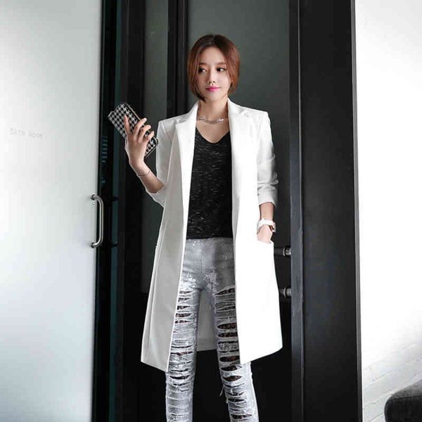 

women's jackets women blazers and spring autumn elegant office lady suits formal business work coat ladies outwear white mca6, Black;brown