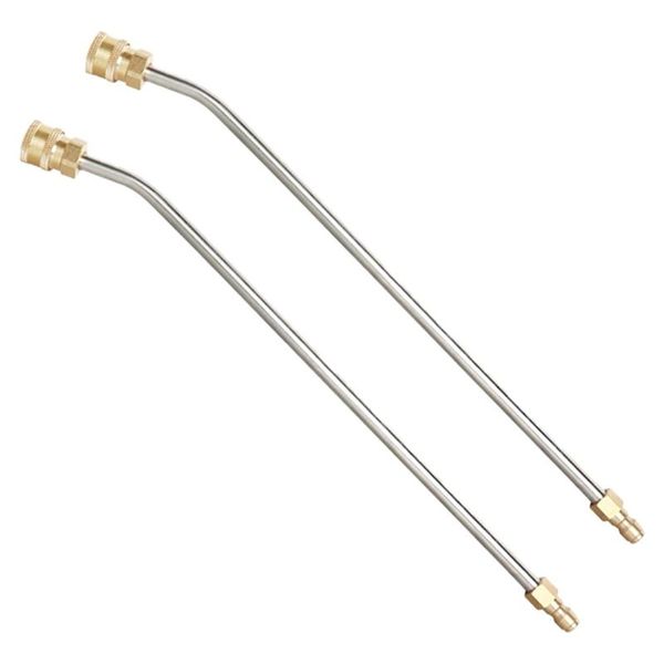 

watering equipments pressure washer wand extension, 30 degree curved angled, gutter cleaner attachment, 1/4 inch quick connect