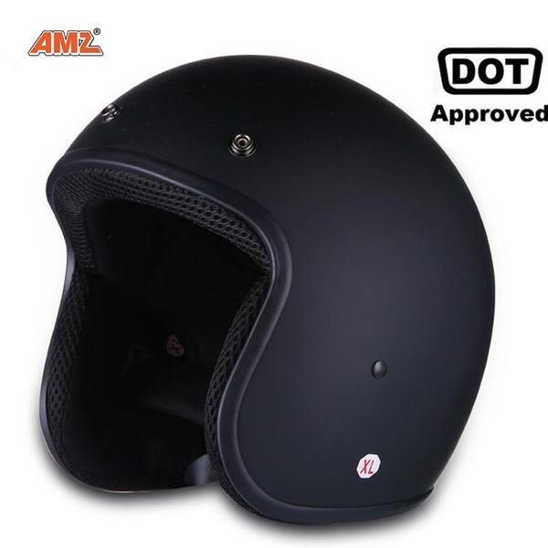

motorcycle helmets vintage helmet for men & women classic retro open face design lightweight dot certified motorbike cruiser