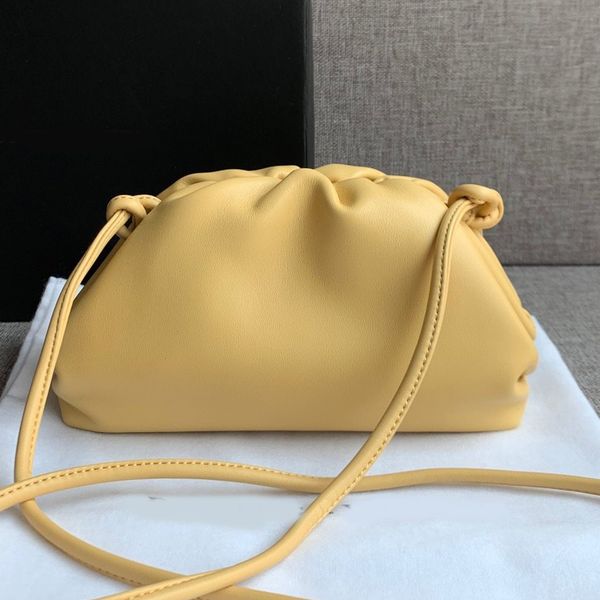 

cloud pack purse wallets crossbody bag fashion women personality shoulder slung cowhide genuine leather plain mini bagrqle