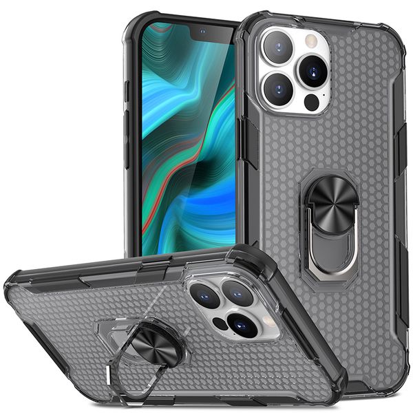 

armor shockproof phone cases for redmi mi note 8 9 10 11 pro poco x3 iphone 13 12 11 pc tpu bracket multifunction kickstand magnetic car mou