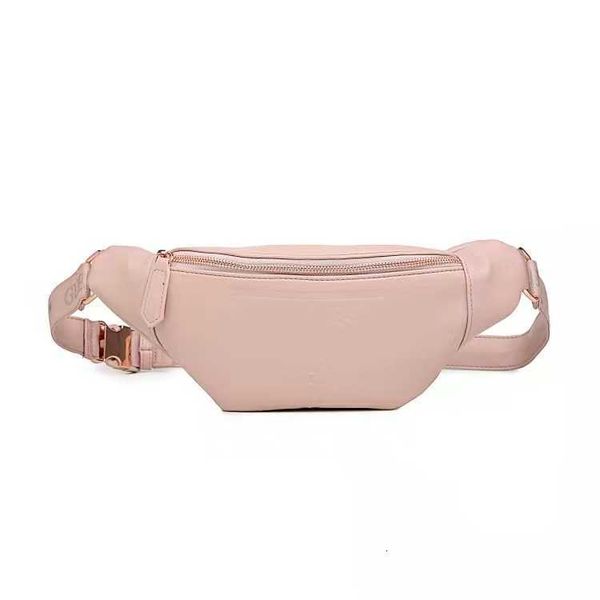 

guss bag women's solid color letter waist chest