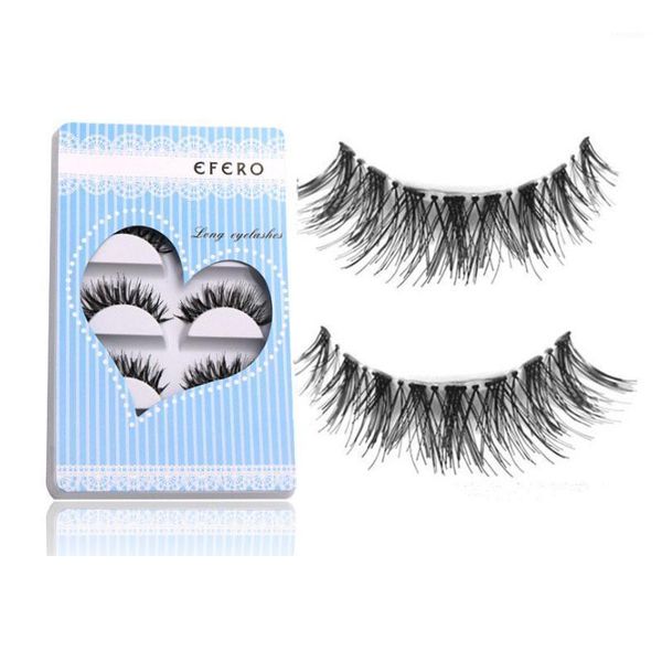 

pairs 3d mink natural lashes thick long false eyelashes makeup tools handmade dramatic volume beauty extension silk eyelash1