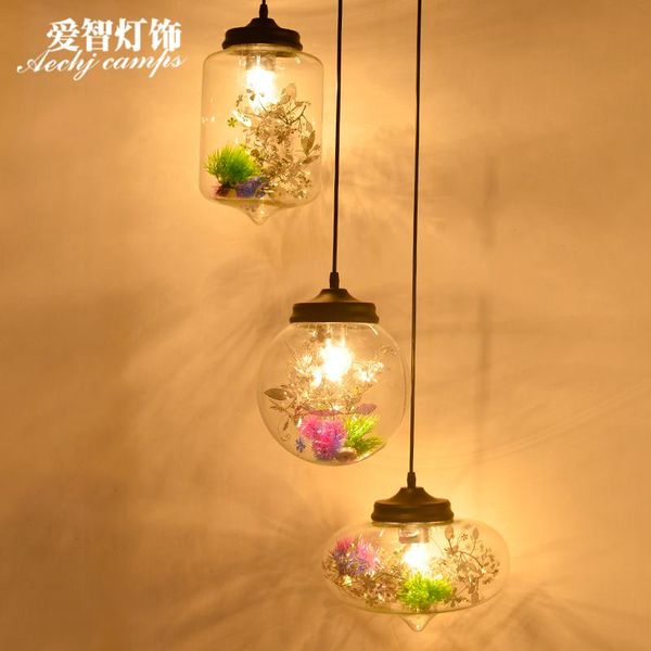 

nordic led glass ball hanging lights pendant lamp commercial lighting living room bedroom lamps