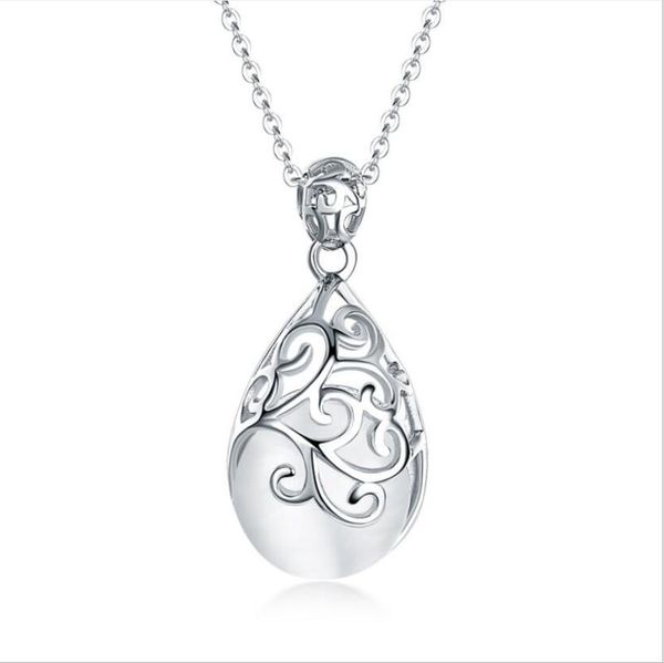 

sell women necklace sliver material fashion lady with pendant necklaces, Silver