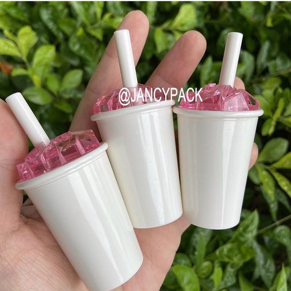 

storage bottles & jars 6ml empty lip gloss bottle glaze tubes diy pink white lipgloss tube makeup for lipstick cosmetic container