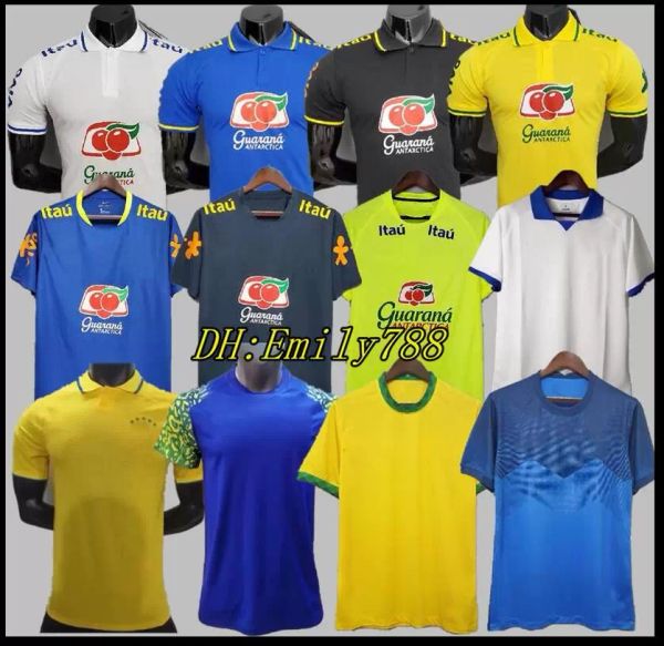 

2022 2023 soccer jerseys richarlison g.jesus copa america brazils football shirt 21 22 coutinho firmino marquinhos casemiro camiseta men uni, Black;yellow