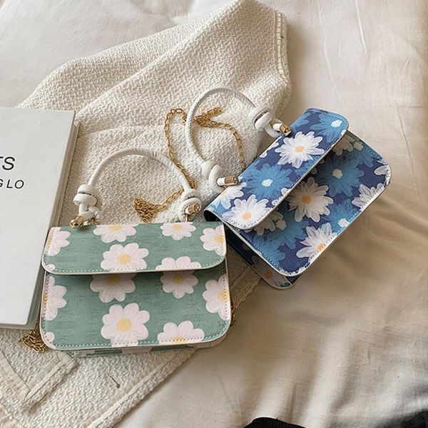 

evening bags printing shoulder for women female casual chain mini crossbody pu leather trending designer handbags bolsos sac