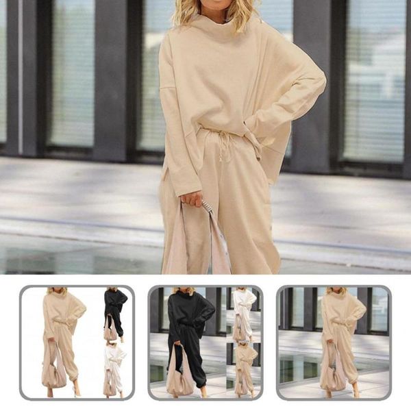 

gym clothing loose skin-friendly long sleeve pants outfit sportswear for party, White;black