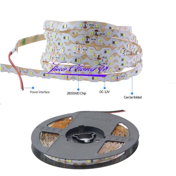 

2835 bendable s shape led strip light 300led white warm dc12v ip20 strips