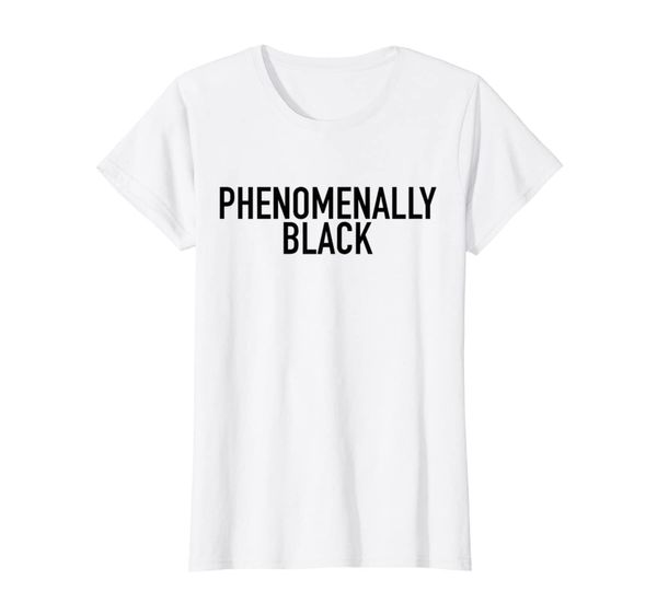 

womens phenomenally black shirt, White;black