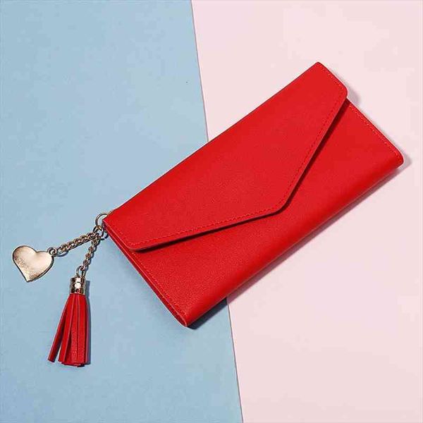 

fashion womens wallets simple zipper purses black white gray red long section clutch wallet soft pu leather money bag, Red;black